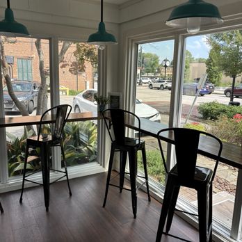 Esteamed Coffee - Inside seating with a great view - Coffee & Tea Near Me - Cary, North Carolina Esteamed Coffee - Inside seating with a great view - Coffee & Tea Near Me - Cary, North Carolina