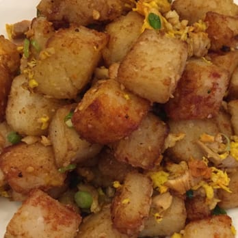 Congee Queen - Fried chilli turnip patties at Congee Queen - Chinese Near Me - Markham, Ontario