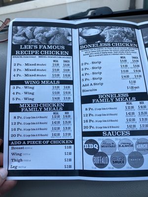 Menu photo 2 Lee's Famous Recipe Chicken Richmond, VA