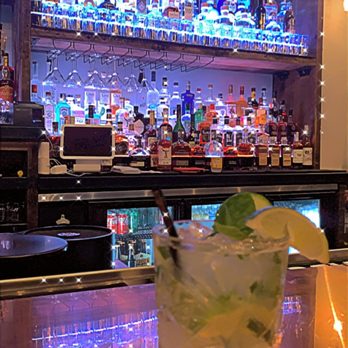 Cask Strength Bar and Kitchen - Bartender surprised me with a refreshing cucumber & mint vodka press - Cocktail Bars Near Me - Bakersfield, California