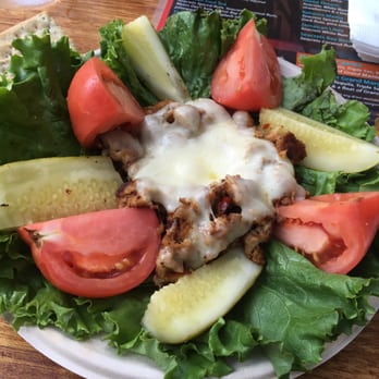 Seacrets - Jerk chicken cheesesteak on a bed of lettuce with crackers instead of bread and fries. Chicken was amazing but a small portion for $10.99. - Bars Near Me - Ocean City, Maryland Seacrets - Jerk chicken cheesesteak on a bed of lettuce with crackers instead of bread and fries. Chicken was amazing but a small portion for $10.99. - Bars Near Me - Ocean City, Maryland