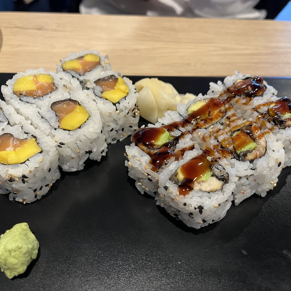 Sushi Toro - Salmon mango & eel avocado roll - Sushi Bars Near Me - Kensington, Maryland Sushi Toro - Salmon mango & eel avocado roll - Sushi Bars Near Me - Kensington, Maryland