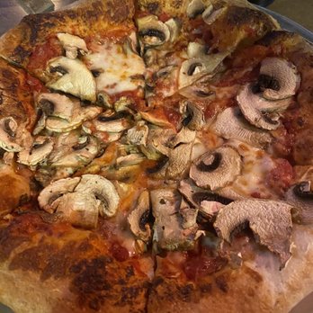 Hideaway Pizza - My mushroom pizza with light cheese :) So good! - Pizza Near Me - Oklahoma City, Oklahoma