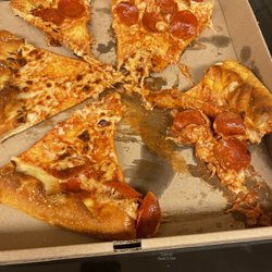 Chuck's Pizza Pasta & Wings - Large half cheese and half pepperoni. Small Buffalo Chicken pizza.