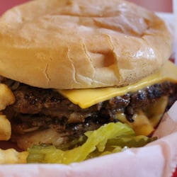 Kirby's Sandwich Shop - Kirby's specialty is the Kirby Burger....a double burger cooked with those sliced grilled onions. Mmmmm!