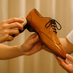 "Expert shoe care to restore shine and extend the life of your favorite leather footwear."