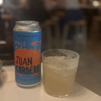 Mirate - TOMMY'S MARGARITA  INSURGENTE* PALE ALE - JUAN CORDERO - Mexican Near Me - Los Angeles, California