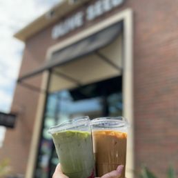 Strawberry Matcha Latte $ 5.25 & Ice Hazelnut Latte $ 5 2.08.25 Strawberry Matcha Latte $ 5.25 & Ice Hazelnut Latte $ 5 2.08.25