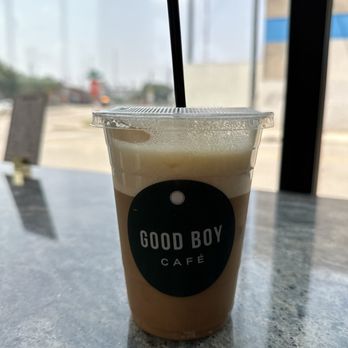 Good Boy Cafe - Lavender latte - Cafes Near Me - Dallas, Texas Good Boy Cafe - Lavender latte - Cafes Near Me - Dallas, Texas