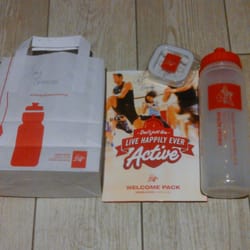Virgin Active - Whoop, lovely welcome pack