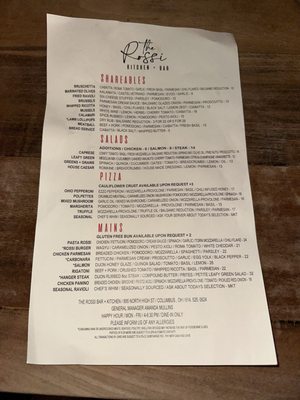 Menu photo 4 The Rossi Kitchen & Bar Columbus, OH Menu photo 4 The Rossi Kitchen & Bar Columbus, OH