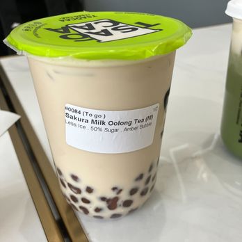 Tsaocaa - Sakura Milk Oolong Tea - Bubble Tea Near Me - Overland Park, Kansas