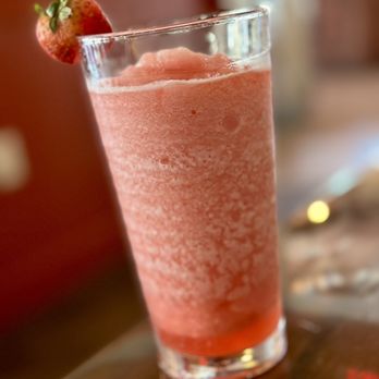 Lupe Tortilla Mexican Restaurant - a strawberry in a glass - Mexican Near Me - Houston, Texas