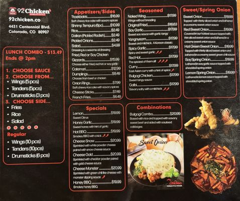 Menu photo 1 92 Chicken Colorado Springs, CO Menu photo 1 92 Chicken Colorado Springs, CO