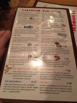 Menu photo 1 Snuzzle's Mertztown, PA