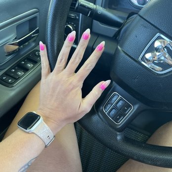Fancy Nails - After fill in with different color as I requested - Nail Salons Near Me - Richland, Washington Fancy Nails - After fill in with different color as I requested - Nail Salons Near Me - Richland, Washington