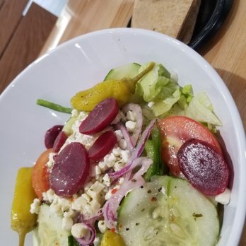 The Hungry Greek - Regular Greek salad and pita - Greek Near Me - Tampa, Florida The Hungry Greek - Regular Greek salad and pita - Greek Near Me - Tampa, Florida