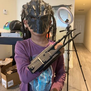 Cloud 9 3D Printing - Predator cosplay for my son. Oh yeah I make cosplays for children as well - 3D Printing Near Me Cloud 9 3D Printing - Predator cosplay for my son. Oh yeah I make cosplays for children as well - 3D Printing Near Me