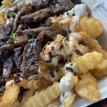 Flyin' Ahi - Kalbi Fries - Food Trucks Near Me - Mililani, Hawaii