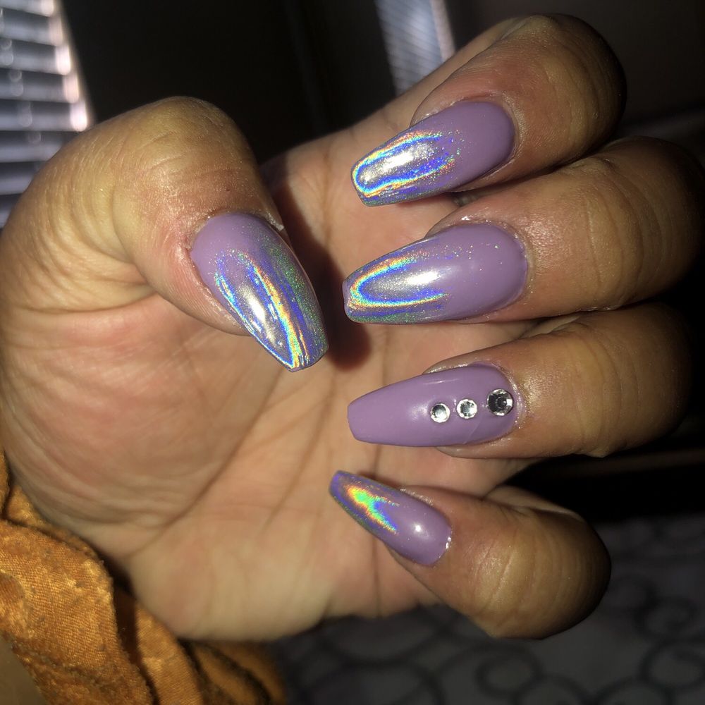 Shiny Nails - Chrome ombré - Nail Salons Near Me - Carson, California Shiny Nails - Chrome ombré - Nail Salons Near Me - Carson, California