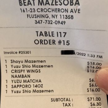 Beat Mazesoba - Ramen Near Me - Flushing, New York