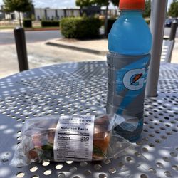 Outside table, a bit of shade around noon ( looking onto 1431)