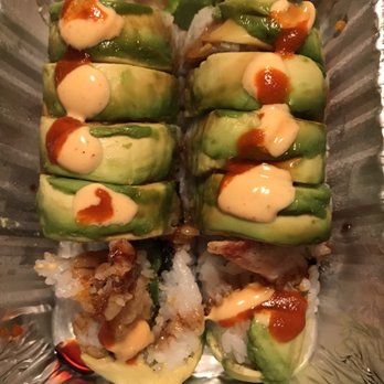 Moshi Moshi - Dragon roll no asparagus. - Sushi Bars Near Me - Miami, Florida