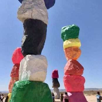 Seven Magic Mountains - Public Art Near Me - Las Vegas, Nevada Seven Magic Mountains - Public Art Near Me - Las Vegas, Nevada