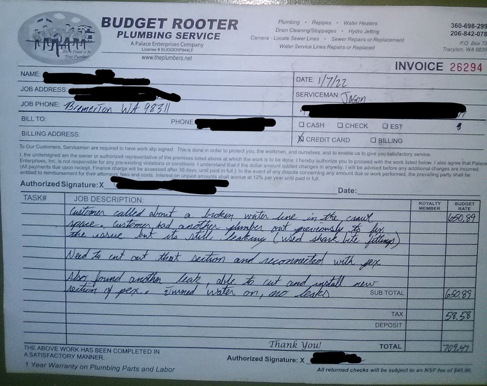 Slide of Collins Plumbing