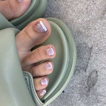 Jupiter Nails - Liked my toes more than my fingernails (she got me a little tho lol ouchie!) - Nail Salons Near Me - San Fernando Valley, California Jupiter Nails - Liked my toes more than my fingernails (she got me a little tho lol ouchie!) - Nail Salons Near Me - San Fernando Valley, California