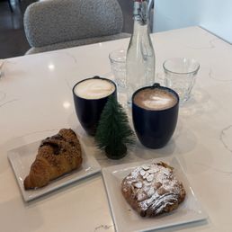 Croissant and pan au chocolat Croissant and pan au chocolat