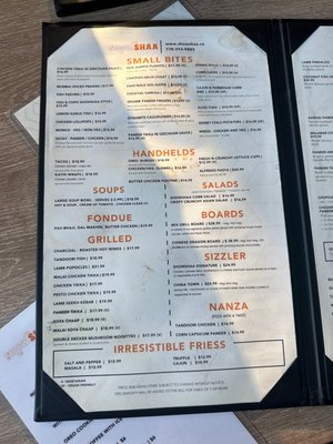 Menu photo 2 Showshaa - The Modern Taproom Surrey, BC