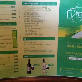 Pho Viet - Menu for Two Notch location - Vietnamese Near Me - Columbia, South Carolina Pho Viet - Menu for Two Notch location - Vietnamese Near Me - Columbia, South Carolina