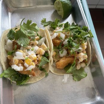Chicho's Cocina - Crispy Shrimp Tacos ( 2 ) - Tacos Near Me - Stamford, Connecticut Chicho's Cocina - Crispy Shrimp Tacos ( 2 ) - Tacos Near Me - Stamford, Connecticut