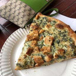 Alfredo Pizza Slice Alfredo Pizza Slice