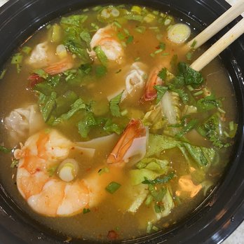 Urban Thai Kitchen - Tom Yum Wonton Shrimp Soup...super delicious! - Thai Near Me - Katy, Texas Urban Thai Kitchen - Tom Yum Wonton Shrimp Soup...super delicious! - Thai Near Me - Katy, Texas