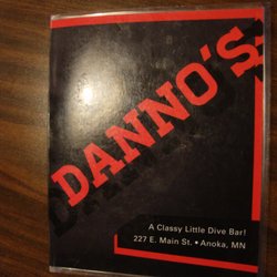 Danno's - Menu cover.