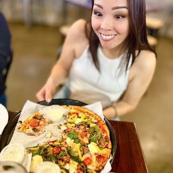 The Pizza Press - Veggie Pizza So Good Gotta Make This Face... - Pizza Near Me - Pearl City, Hawaii