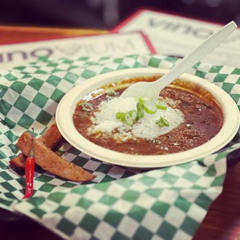 Rex's Creole Kitchen - a bowl of chili and bread - Food Trucks Near Me - Fredericksburg, Texas Rex's Creole Kitchen - a bowl of chili and bread - Food Trucks Near Me - Fredericksburg, Texas