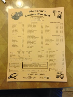 Menu photo 3 Morena's Cucina Rustica Wakefield, MA Menu photo 3 Morena's Cucina Rustica Wakefield, MA