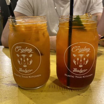 Crying Thaiger - Thai Iced Tea Thai Tea with Lime - Thai Near Me - Malden, Massachusetts