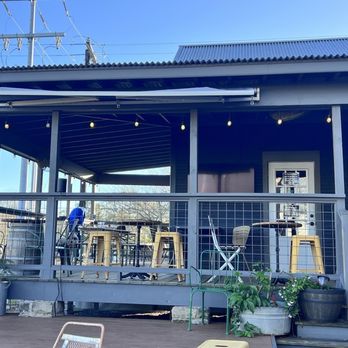 Round Top Brewing - Eating area - Breweries Near Me - Round Top, Texas
