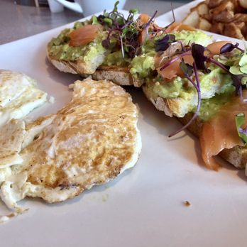 Silver Diner - Avocado toast with salmon & eggs - Diners Near Me - Cherry Hill, New Jersey Silver Diner - Avocado toast with salmon & eggs - Diners Near Me - Cherry Hill, New Jersey
