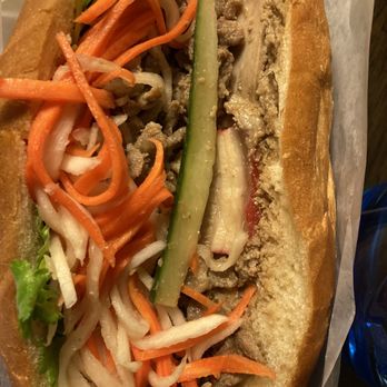 Viet Sub - B5. Combo. Has meatball porkslice and i think chicken. Tasty but I Cant distinguish the meat i m eating. - Vietnamese Near Me - Vancouver, British Columbia Viet Sub - B5. Combo. Has meatball porkslice and i think chicken. Tasty but I Cant distinguish the meat i m eating. - Vietnamese Near Me - Vancouver, British Columbia