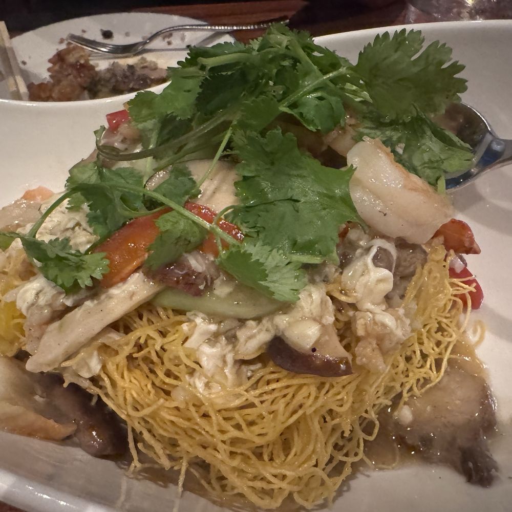 ACE Dragon Wok - Seafood with gravy over crispy noodles - Pan Asian Near Me - Las Vegas, Nevada