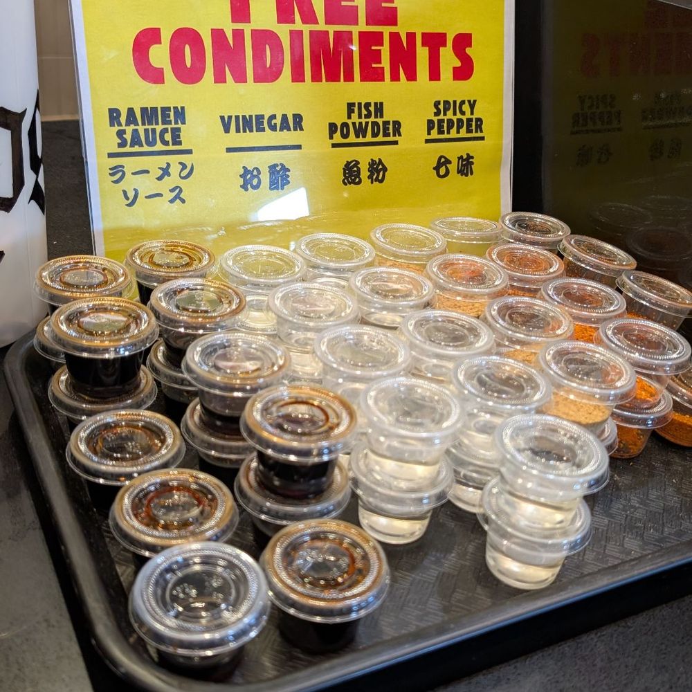 Garlic High - Free condiments - Ramen Near Me - Yorba Linda, California Garlic High - Free condiments - Ramen Near Me - Yorba Linda, California