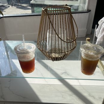 Sojeata - Strawberry fruit tea with passion fruit boba and mango fruit tea with passion fruit boba - Bubble Tea Near Me - Fullerton, California Sojeata - Strawberry fruit tea with passion fruit boba and mango fruit tea with passion fruit boba - Bubble Tea Near Me - Fullerton, California