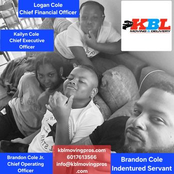 KBL Moving & Delivery - The KBL Family!
The Reason Why Your Move Will Be The Best Experience Ever! This is Their Future, It has to be blemish free! - Movers Near Me KBL Moving & Delivery - The KBL Family!
The Reason Why Your Move Will Be The Best Experience Ever! This is Their Future, It has to be blemish free! - Movers Near Me