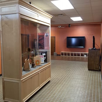 Red River Valley Museum - Changing exhibit case and intro video screen - Museums Near Me - Vernon, Texas
