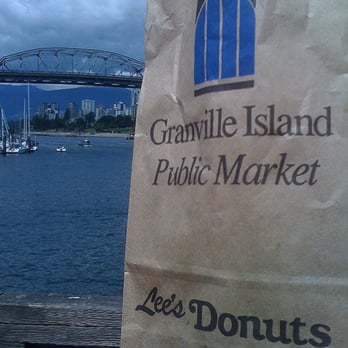 Lee's Donuts - Looking out at the Burrard Street Bridge - Donuts Near Me - Vancouver, British Columbia